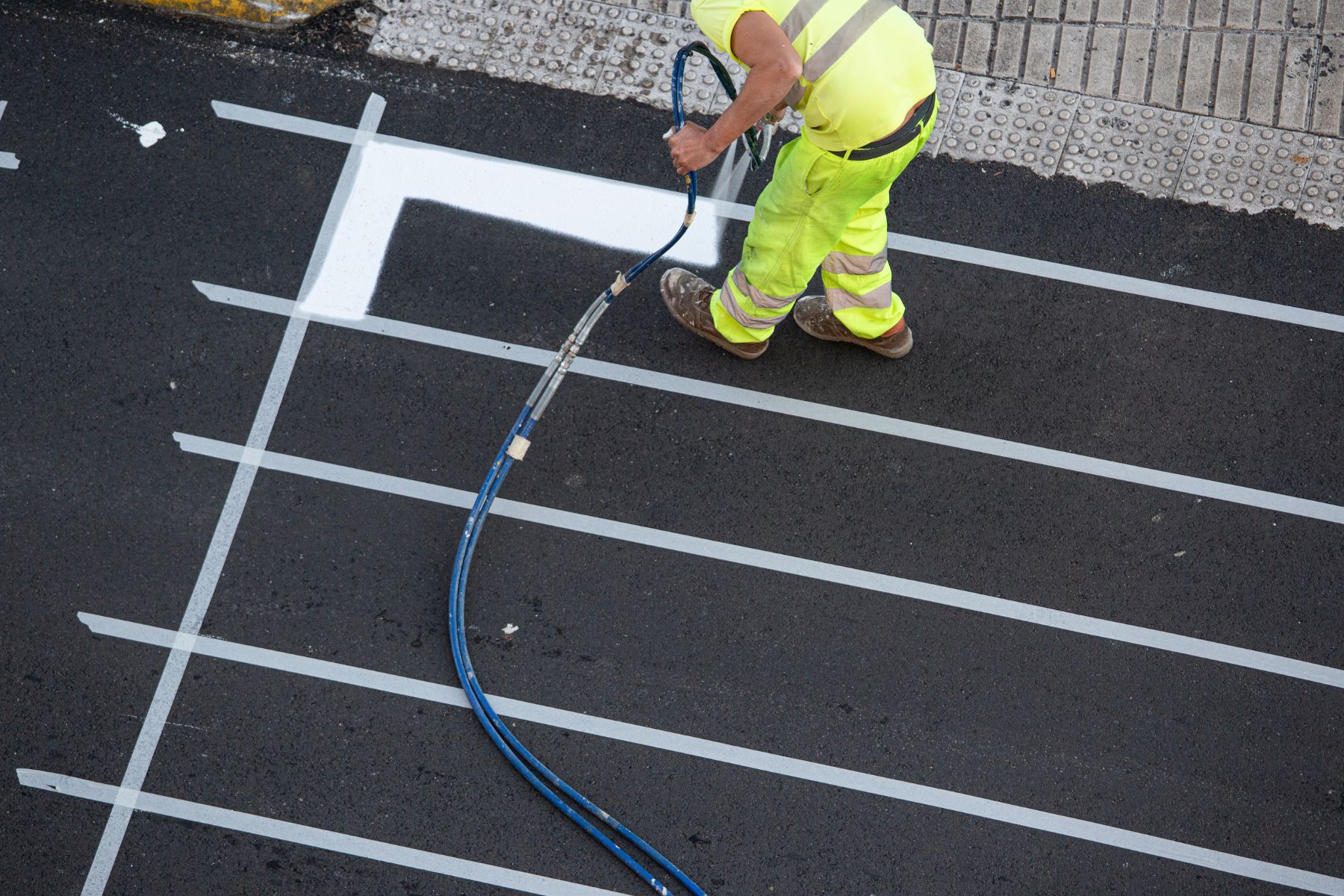 Parking Lot Striping in Clearwater